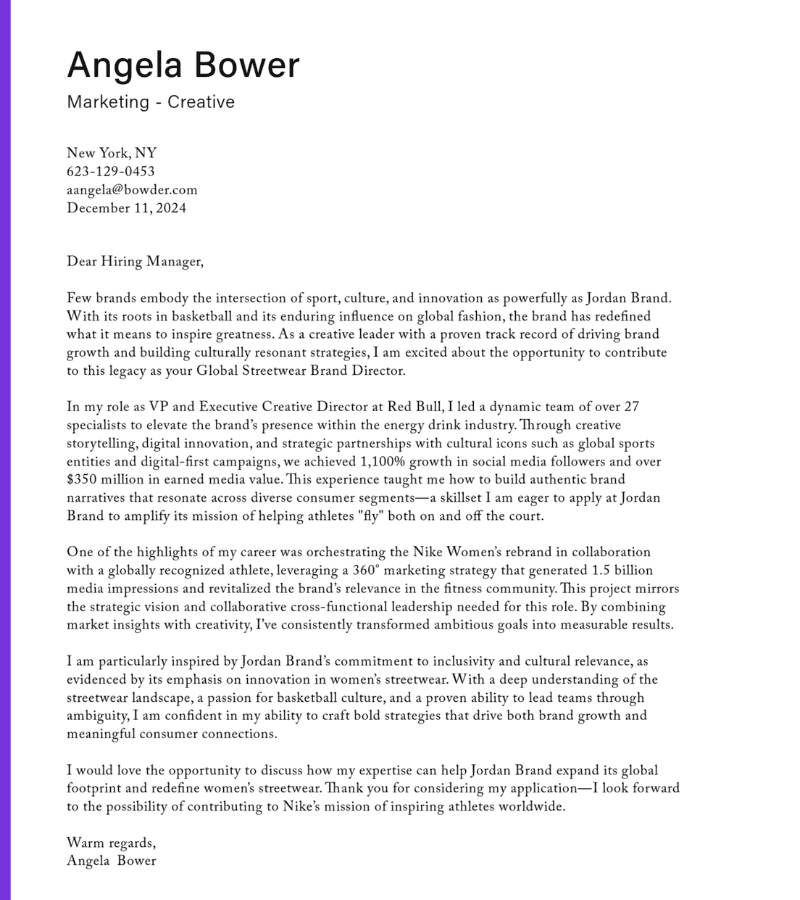 AI Cover Letter Generator