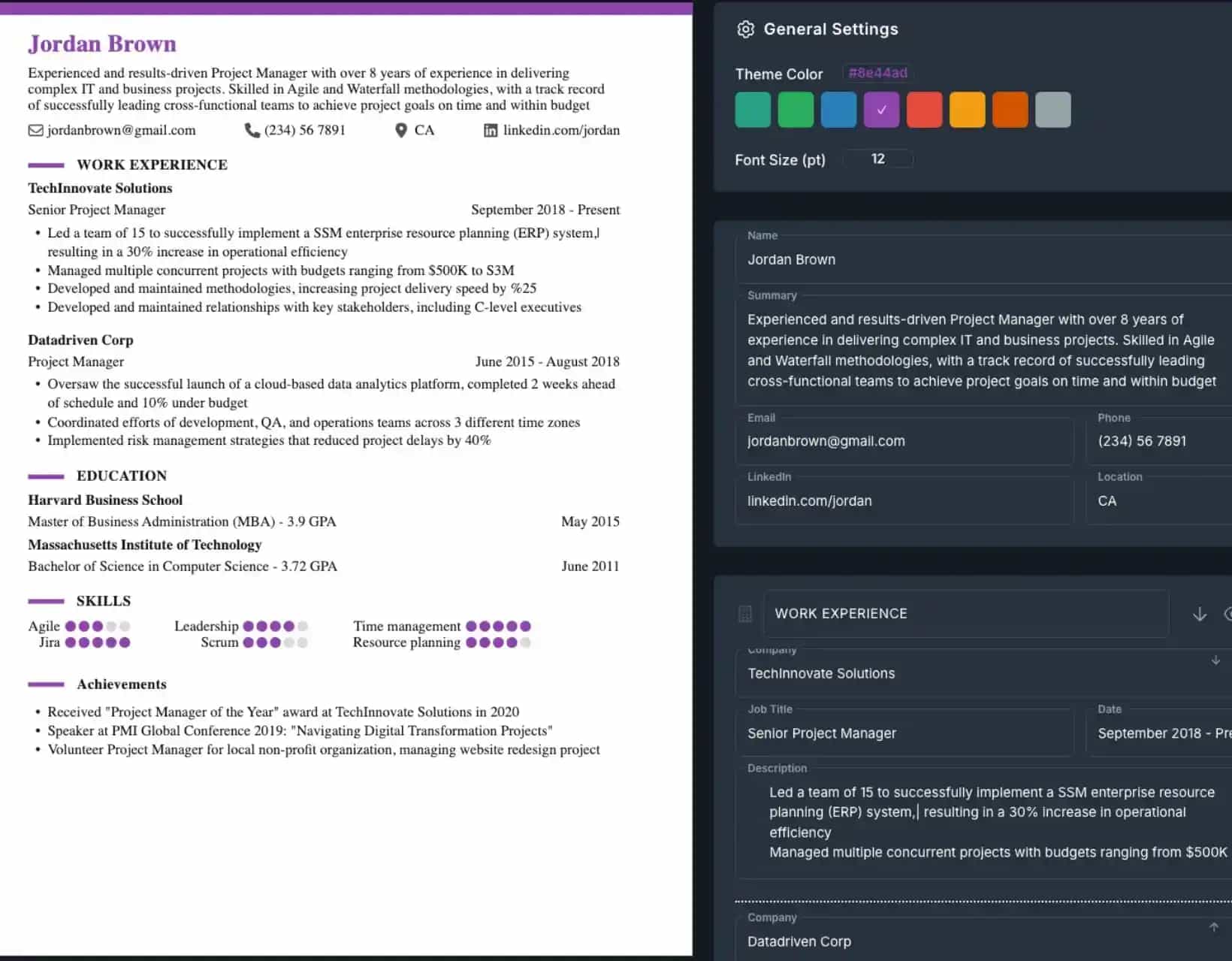 AI Resume Builder